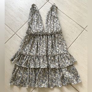 Blue Floral Dress
